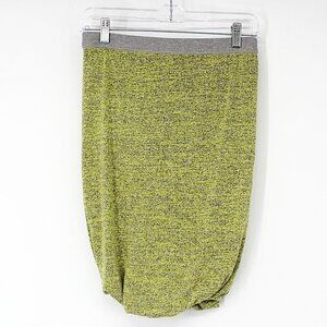 T Alexander Wang Gathered Yellow and Grey Skirt Women's size Small